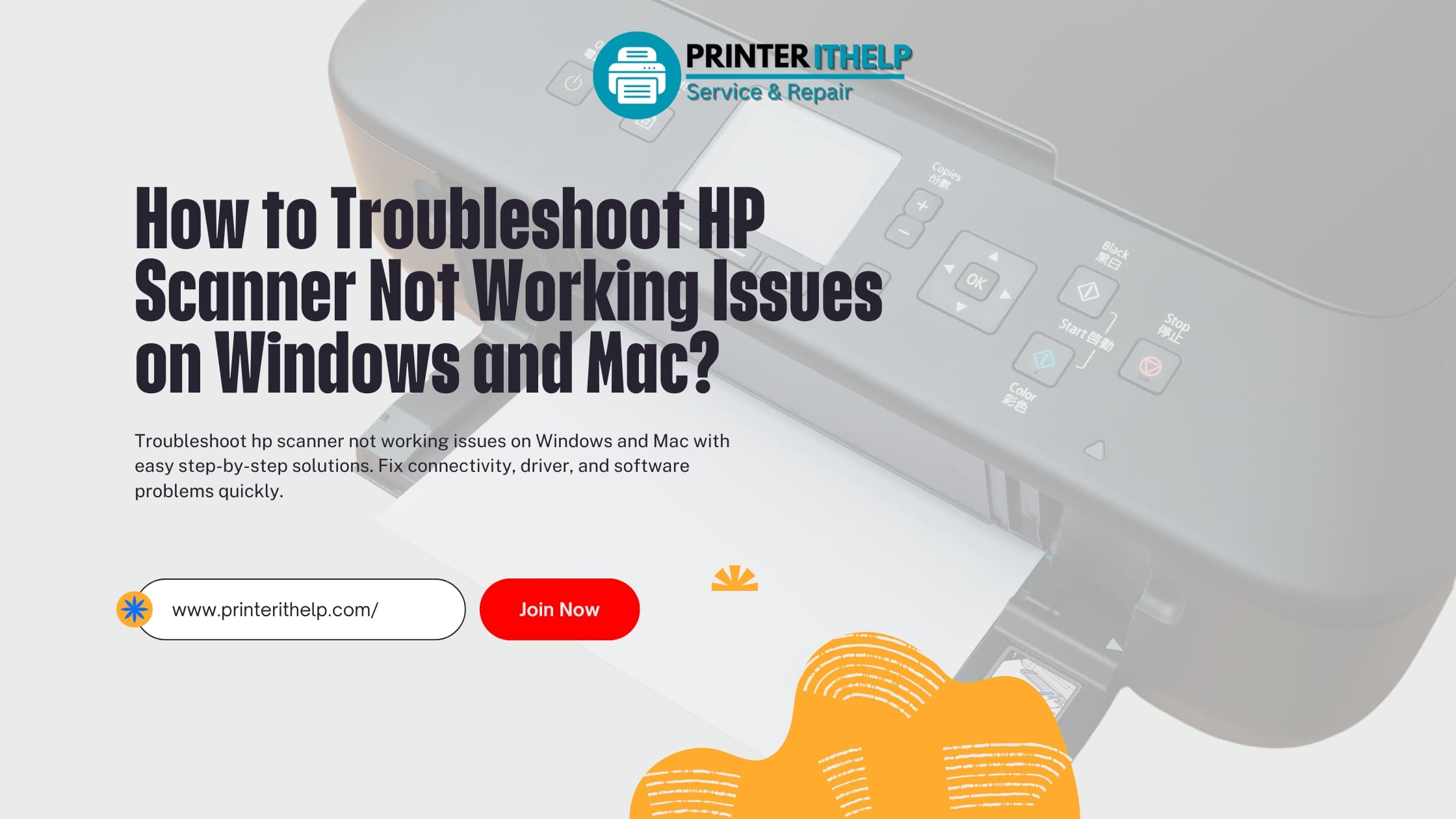 HP Scanner Not Working